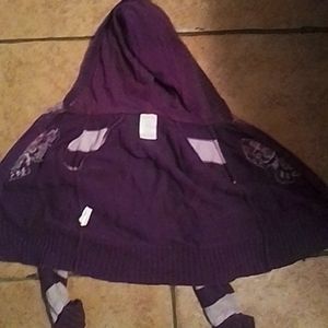 Purple butterfly jacket